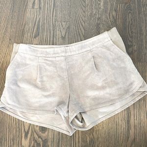 Faux suede grey BCBG shorts